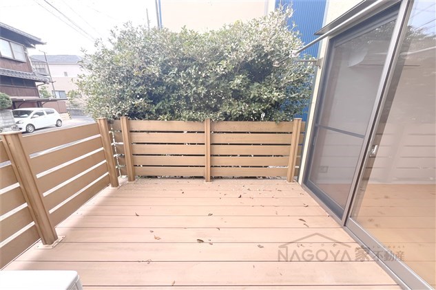 ユニキューブ希望ヶ丘 ベランダ