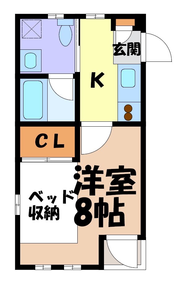 ＮＯＶＥＬ　ＫＵＲＯＫＡＷＡ 間取り図