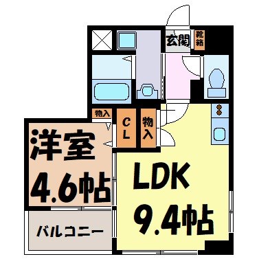 CITY SPIRE名古屋大須 間取り図