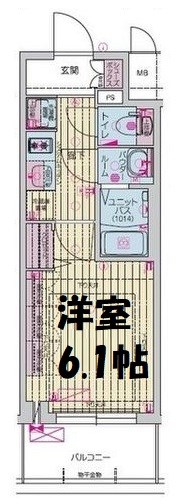 プレサンス上前津ディアシス 間取り図