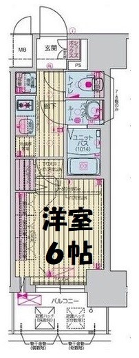 プレサンス上前津ディアシス 間取り図