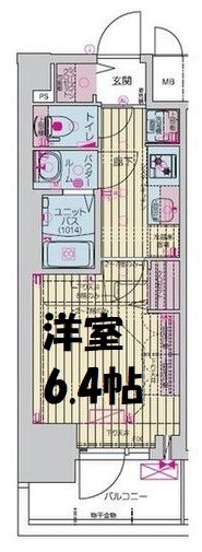 プレサンス上前津ディアシス 間取り図