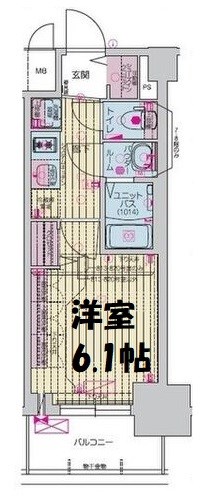 プレサンス上前津ディアシス 間取り図