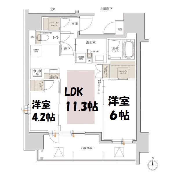 ローレルアイ名古屋大須 間取り図