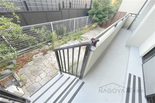 植田山住宅B ベランダ