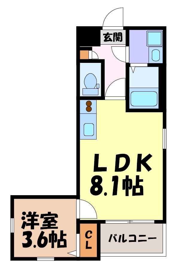 Cherim本陣十王町South 間取り図