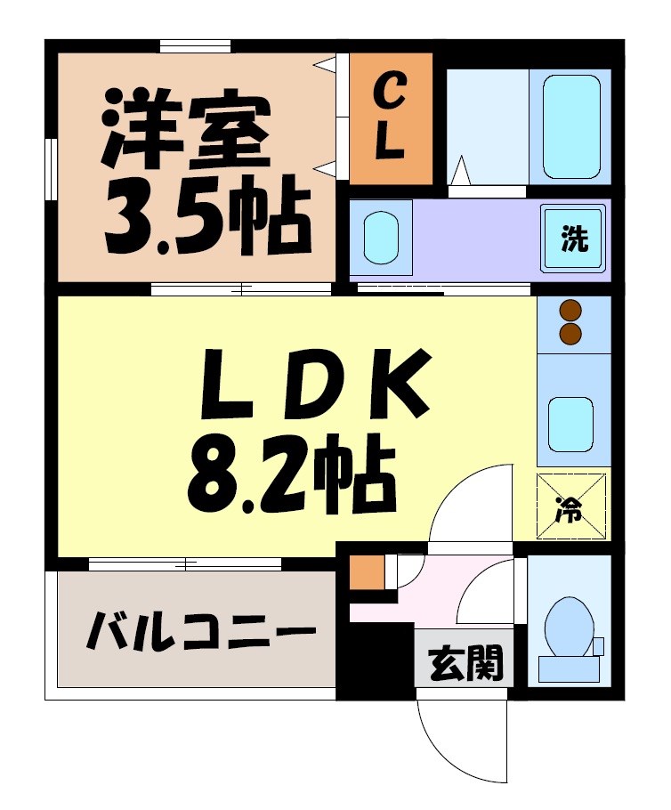 Cherim本陣十王町South 間取り図