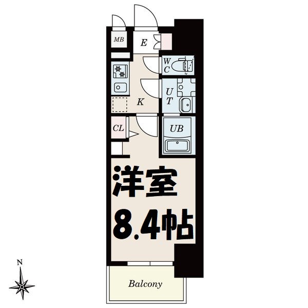 S-RESIDENCE尾頭橋beaute 間取り図