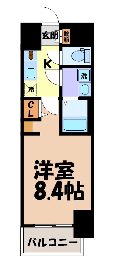 S-RESIDENCE尾頭橋beaute 間取り図
