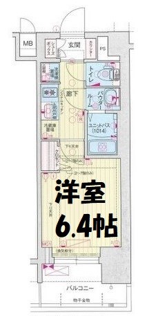 プレサンスジェネ上前津 間取り図
