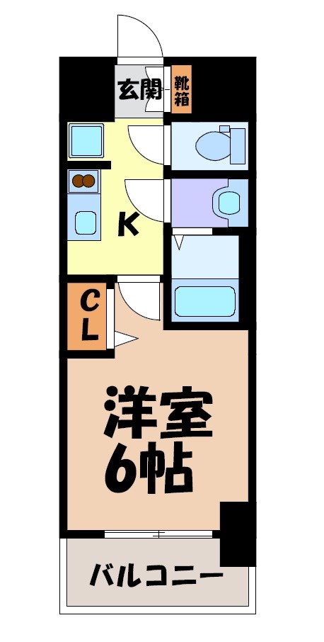 プレサンス桜山駅前アフォード 間取り図