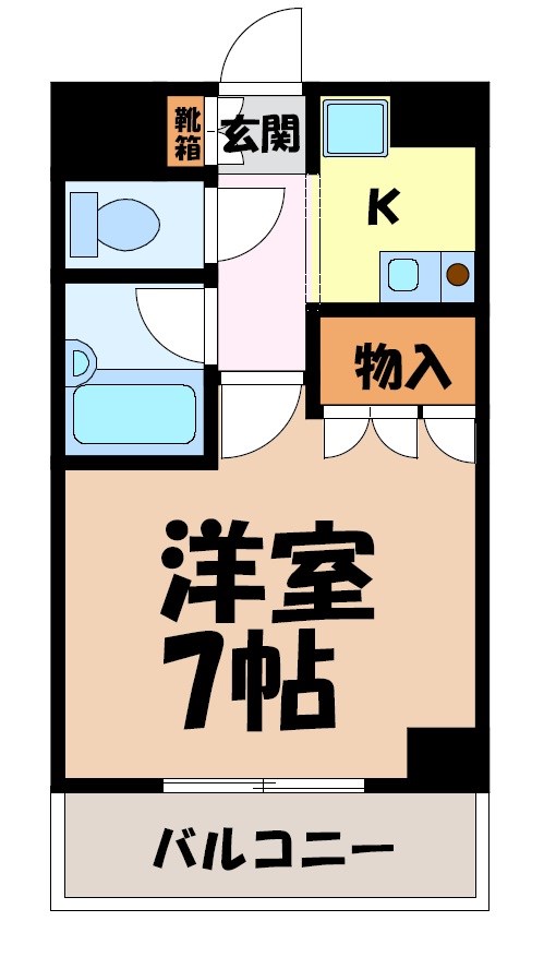 ＳＴＵＤＩＯ　ＳＨＩＲＯＧＡＮＥ 間取り図