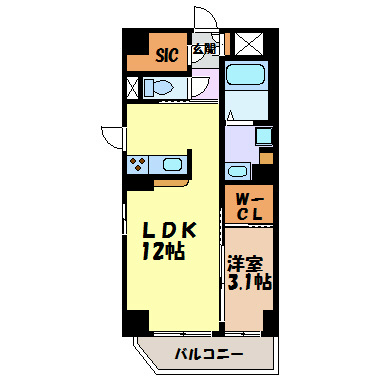 Ｌａ．Ｃａｎｔａｂｉｌｅ 間取り