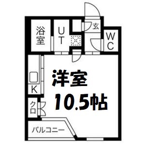 SPACE CUBE HONJIN 間取り図