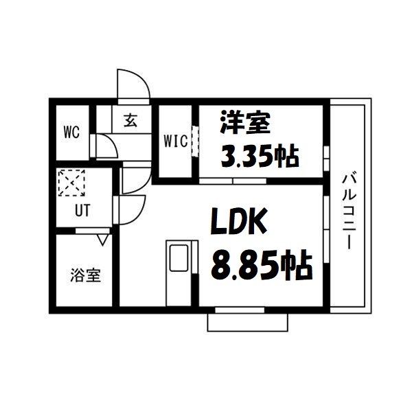 カーササクラーレ 間取り図