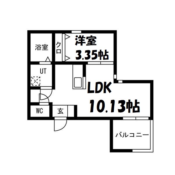 カーササクラーレ 間取り図