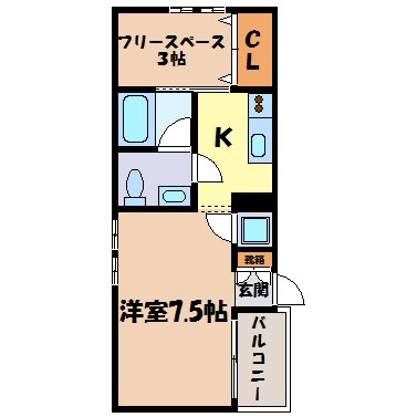 コレクション新瑞橋 間取り図