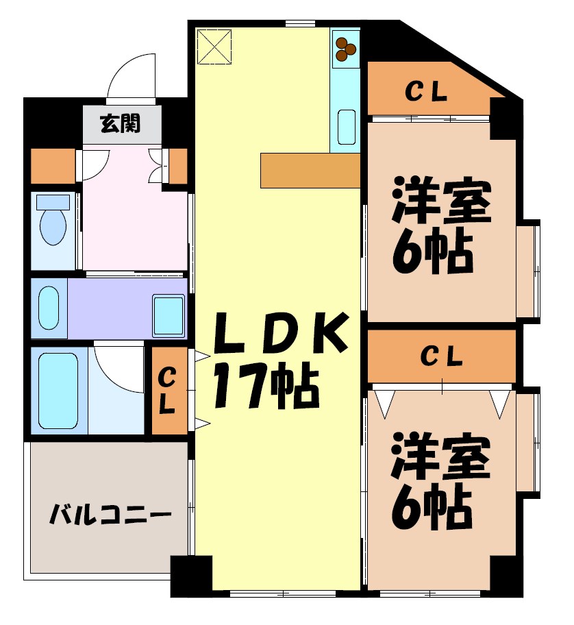 パークヒルズ桜台 間取り図