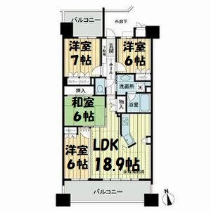 ライオンズガーデン東別院 間取り