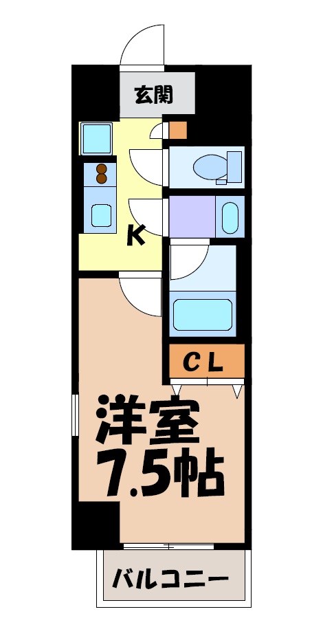 ドゥナーレ辻町 間取り図
