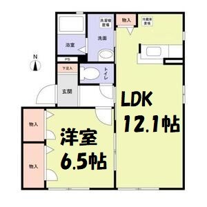 エクレール田面 間取り図