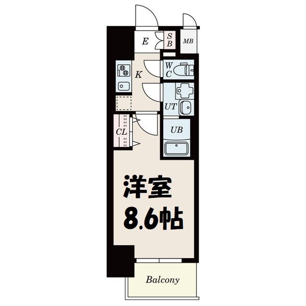 S-RESIDENCE金山West 間取り図