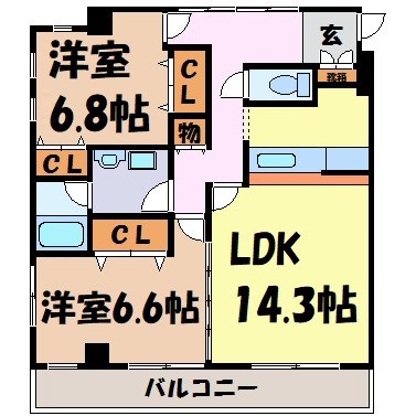 第２中央ビル 間取り図