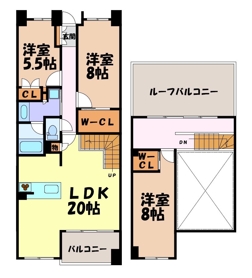 アヴァンセテラス瑞穂日向町 間取り図