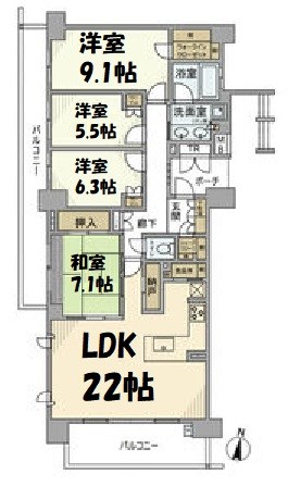 アリーナシティ 間取り図