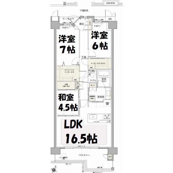 アルバックス覚王山ブランシェ 間取り図