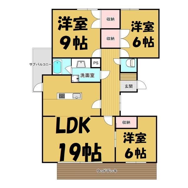 リポーズオン一社 間取り図