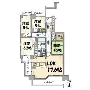 プラウド一社 間取り図