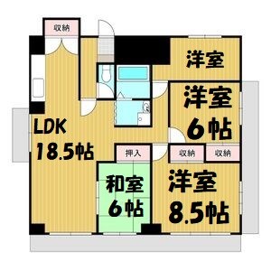 リアライズ猪子石 間取り図