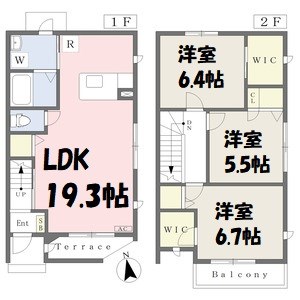 ガーデンヒルズ牧野ヶ池 間取り図