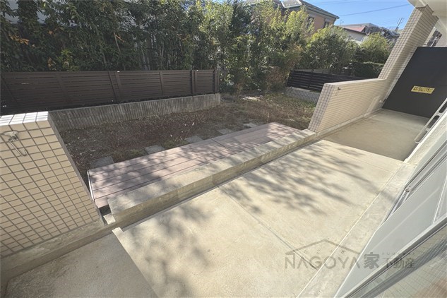 グランデ亀の井 ベランダ