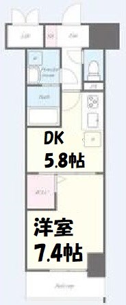 グランパークタワー 間取り図