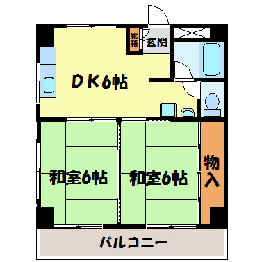 ラッフル徳川 間取り図