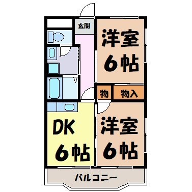 ヴィラ・フローラ 間取り図