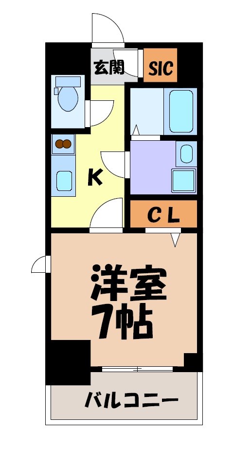 エスリード名古屋STATION　WEST 間取り図