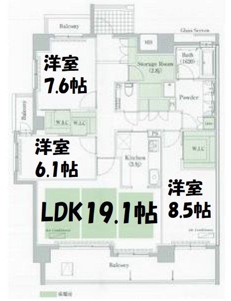 グランマスト白壁 間取り
