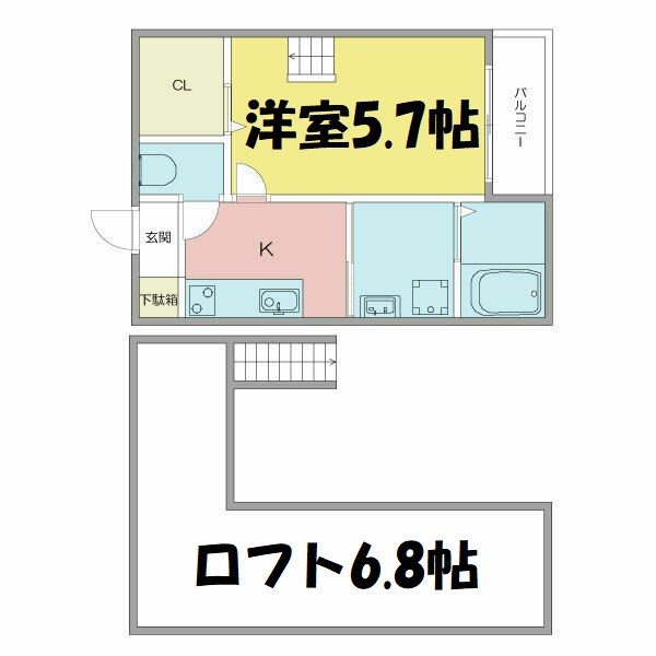 Sunlit garden 間取り図