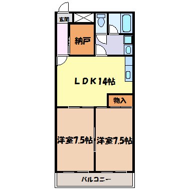 パークサイドメゾン伏見 間取り図