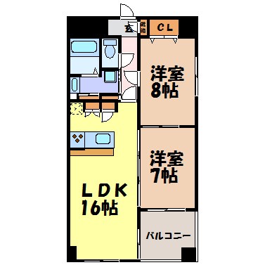 グランデージ泉 間取り図