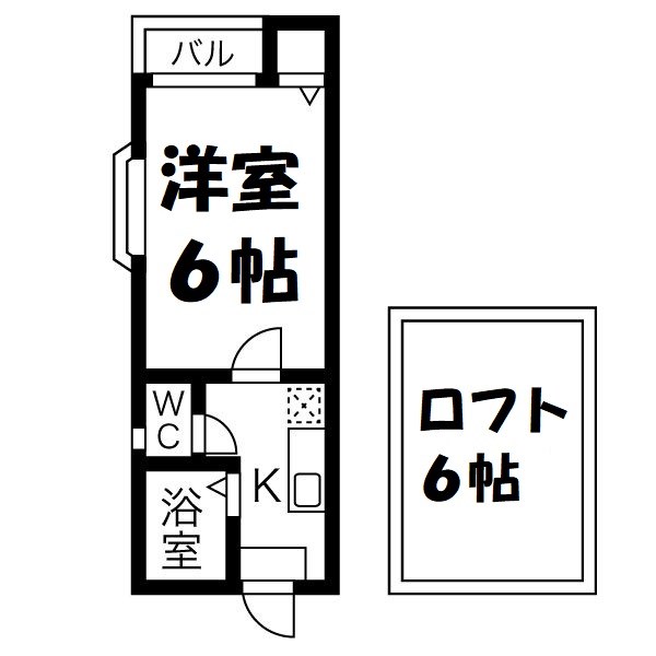 Ｋｓｐａｃｅ北山 間取り図