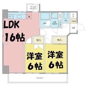 エシール白川 間取り図
