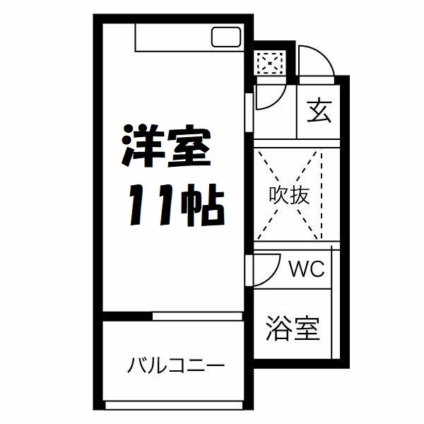 クレイタスパークⅤ 間取り図