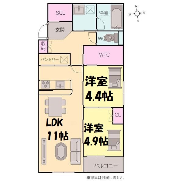 Solare本陣 間取り図