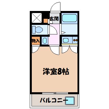 桜マンションⅡ 間取り図