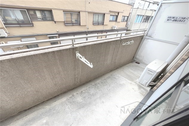 桜マンションⅡ ベランダ