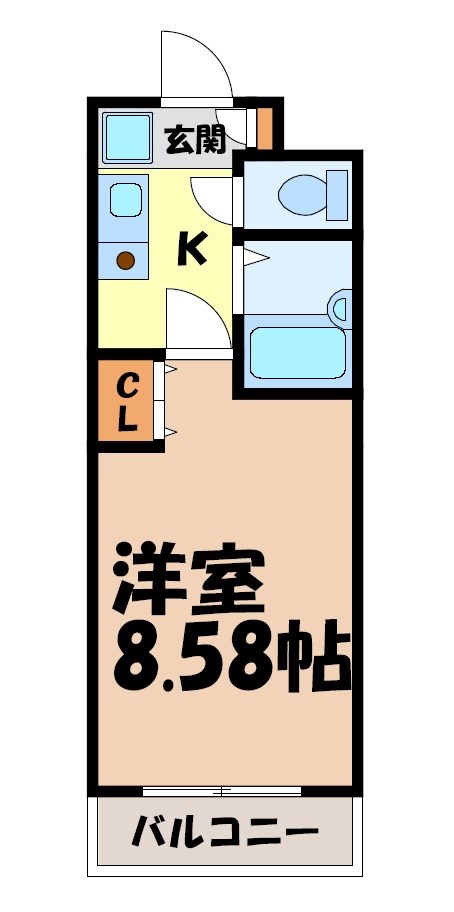 コーラル観月 間取り図